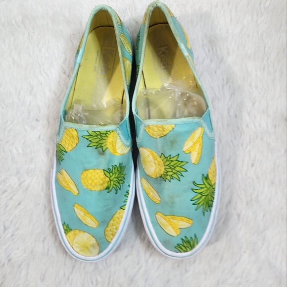 Keds Pineapple Print Canvas Sneakers - Picture 2 of 11